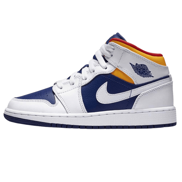 Air Jordan 1 GS Mid 'White Laser'- Streetwear Fashion - ellesey.com