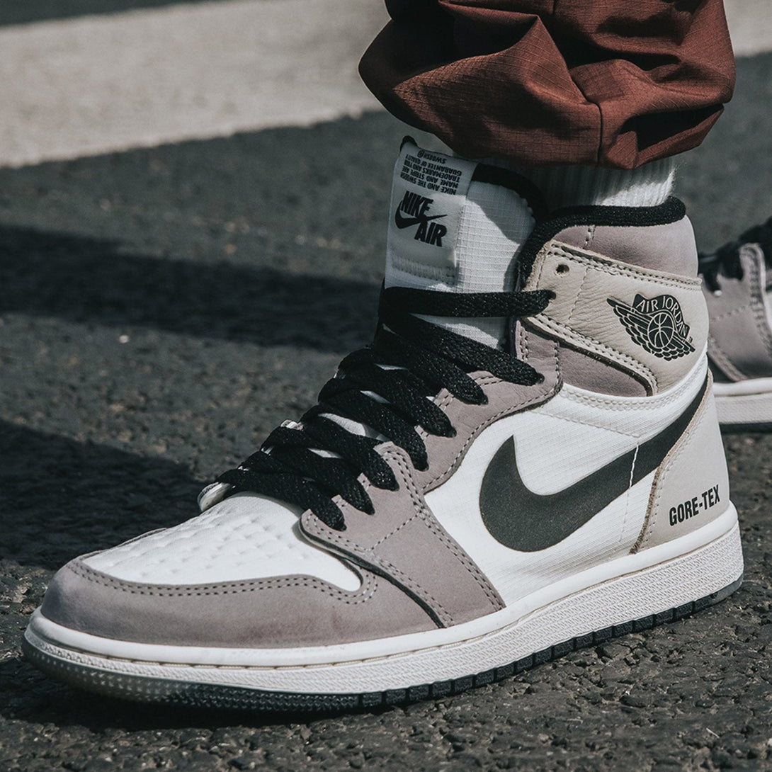 Air Jordan 1 High Element Gore-Tex 'Light Bone'- Streetwear Fashion - ellesey.com