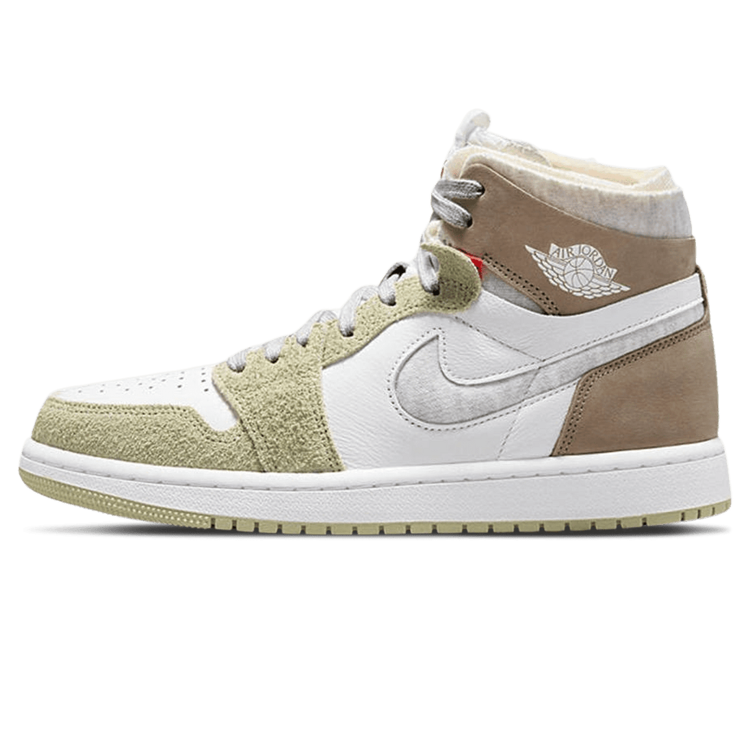 Air Jordan 1 High Zoom Comfort Wmns 'Olive Aura'- Streetwear Fashion - ellesey.com