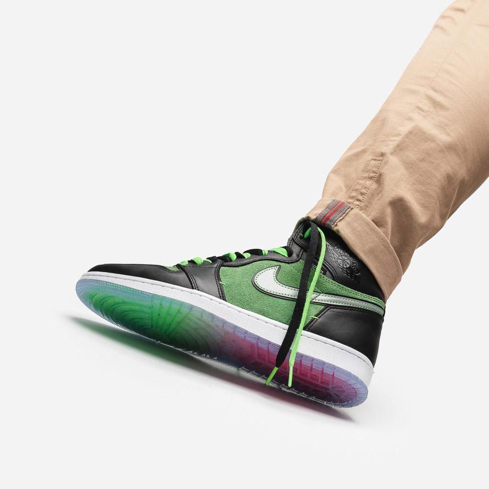 Air Jordan 1 High Zoom 'Rage Green'- Streetwear Fashion - ellesey.com