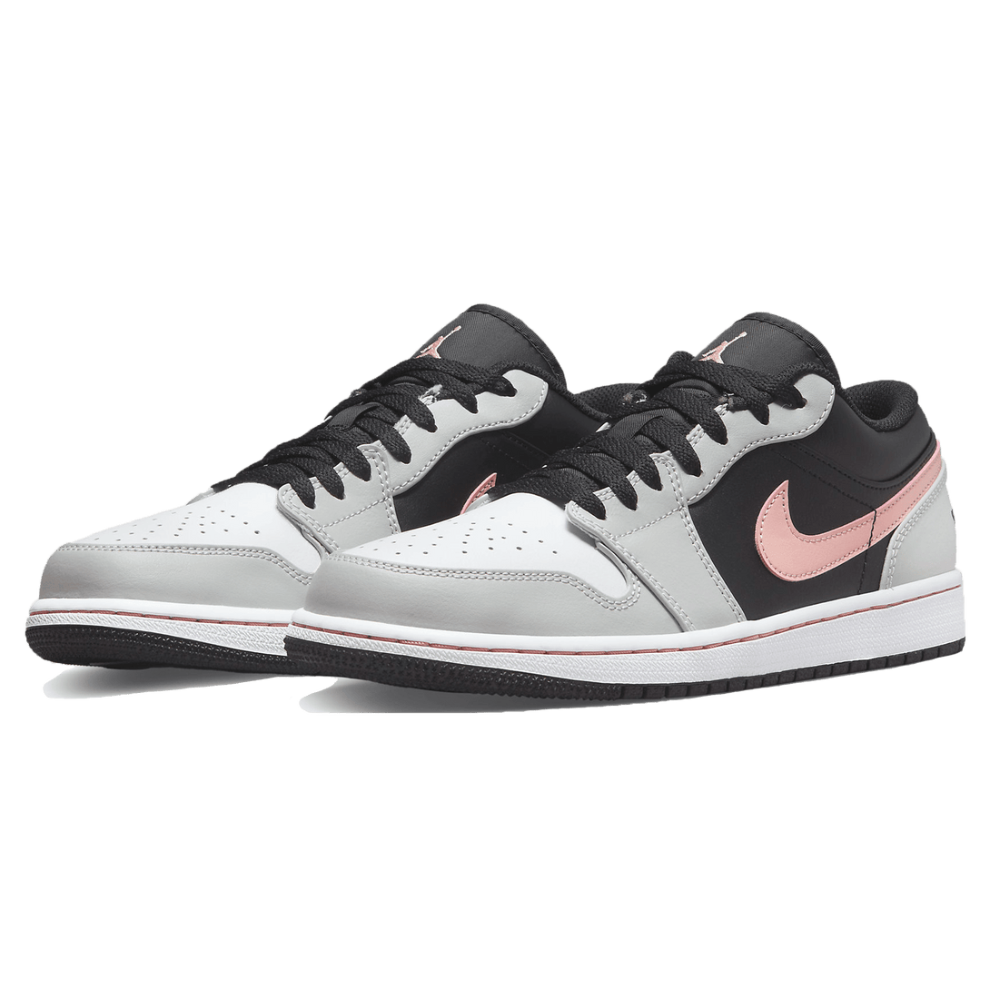 Air Jordan 1 Low 'Black Grey Pink'- Streetwear Fashion - ellesey.com