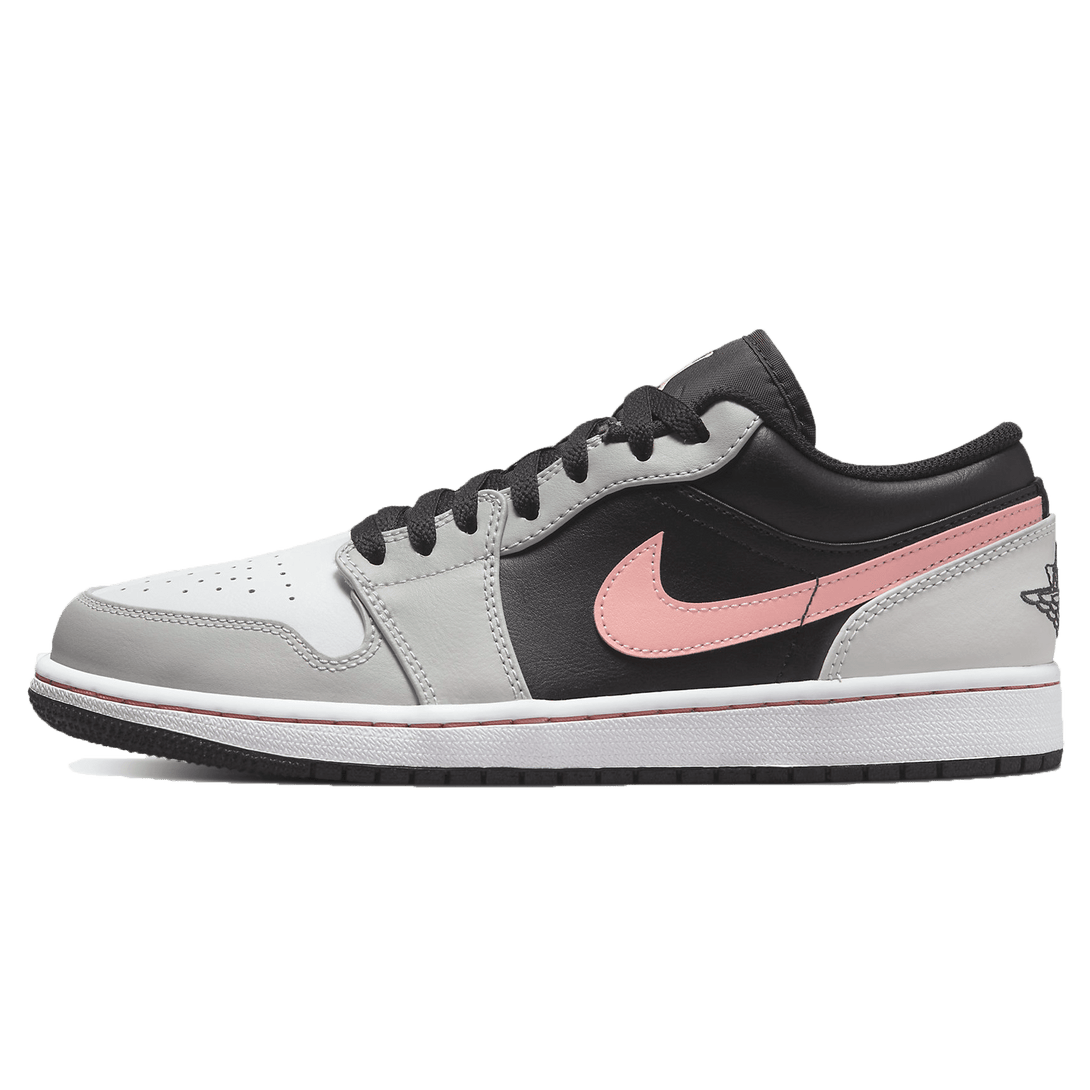 Air Jordan 1 Low 'Black Grey Pink'- Streetwear Fashion - ellesey.com