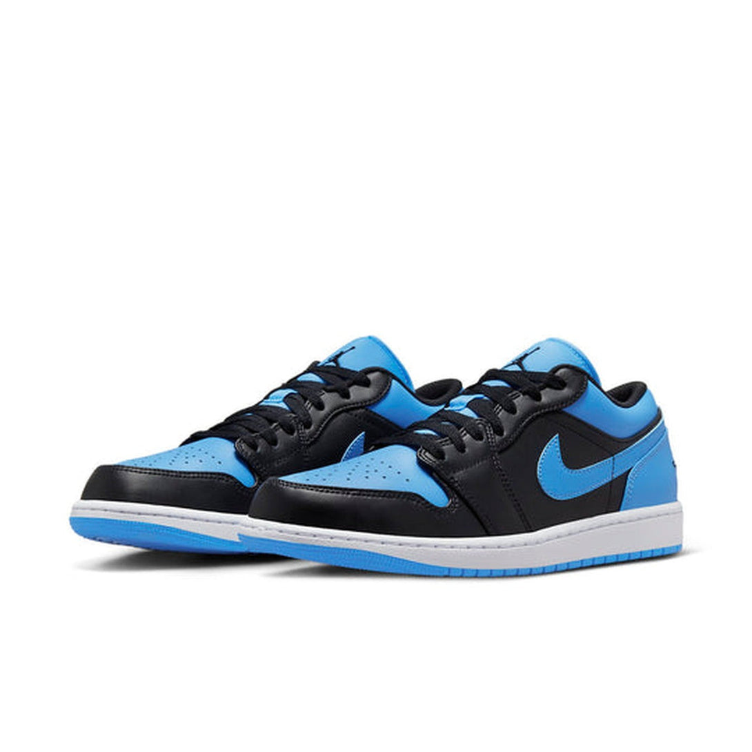 Air Jordan 1 Low 'Black University Blue'- Streetwear Fashion - ellesey.com