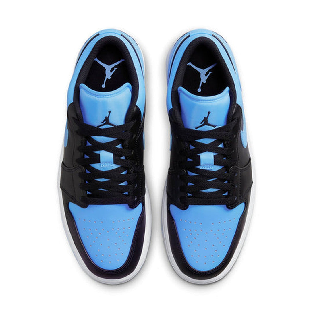 Air Jordan 1 Low 'Black University Blue'- Streetwear Fashion - ellesey.com