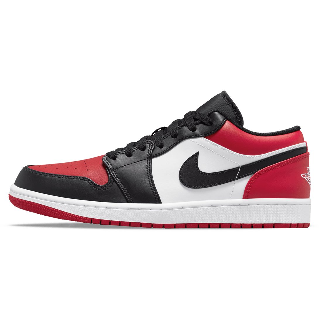 Air Jordan 1 Low 'Bred Toe'- Streetwear Fashion - ellesey.com