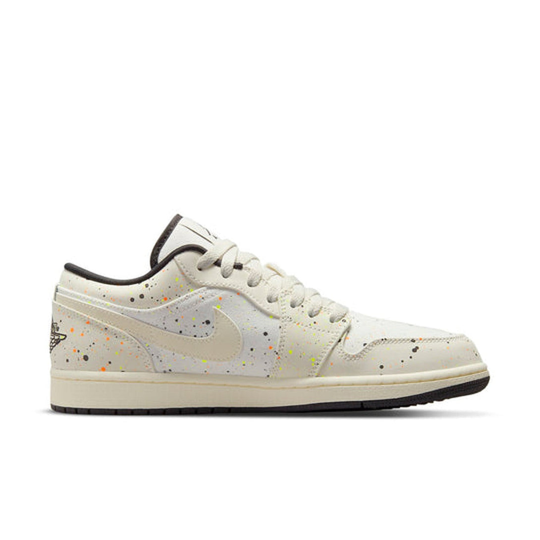 Air Jordan 1 Low 'Brushstroke Swoosh - Paint Splatter'- Streetwear Fashion - ellesey.com