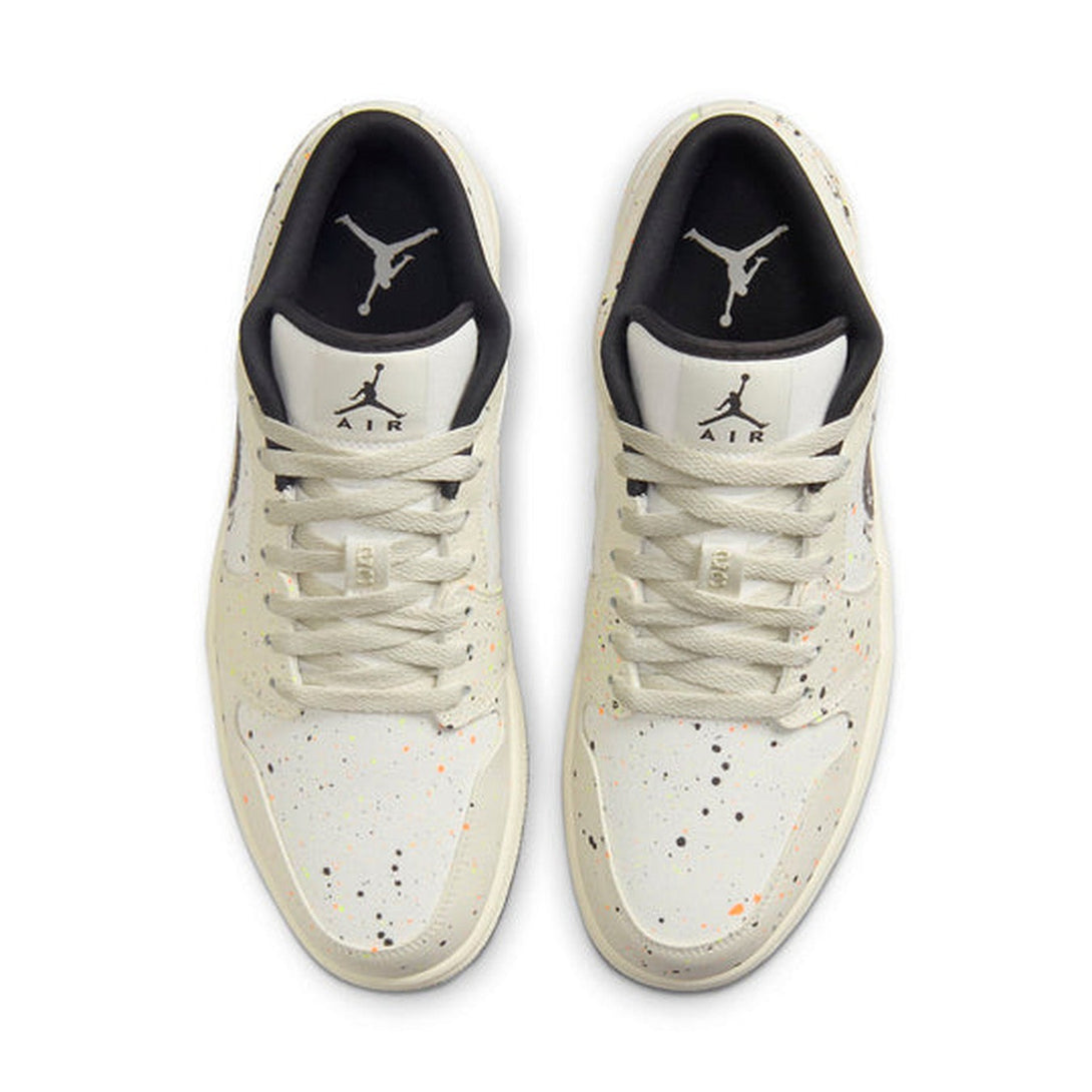 Air Jordan 1 Low 'Brushstroke Swoosh - Paint Splatter'- Streetwear Fashion - ellesey.com