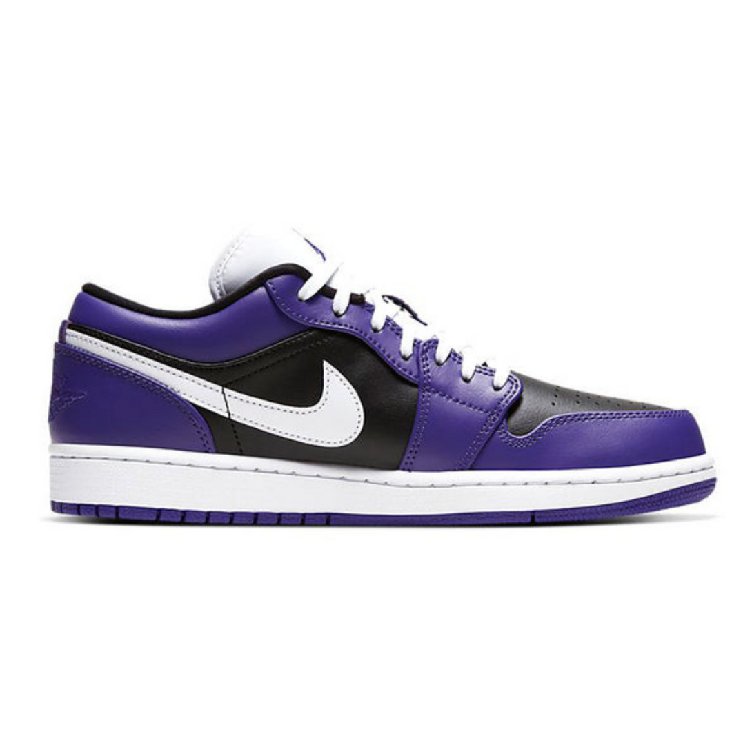 Air Jordan 1 Low 'Court Purple Black'- Streetwear Fashion - ellesey.com