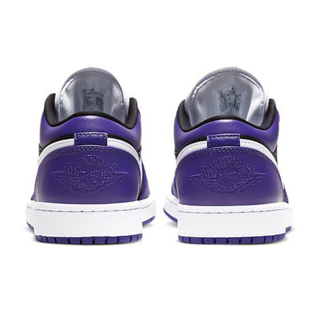 Air Jordan 1 Low 'Court Purple Black'- Streetwear Fashion - ellesey.com