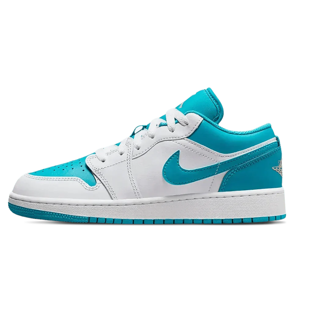 Air Jordan 1 Low GS 'Aquatone'- Streetwear Fashion - ellesey.com