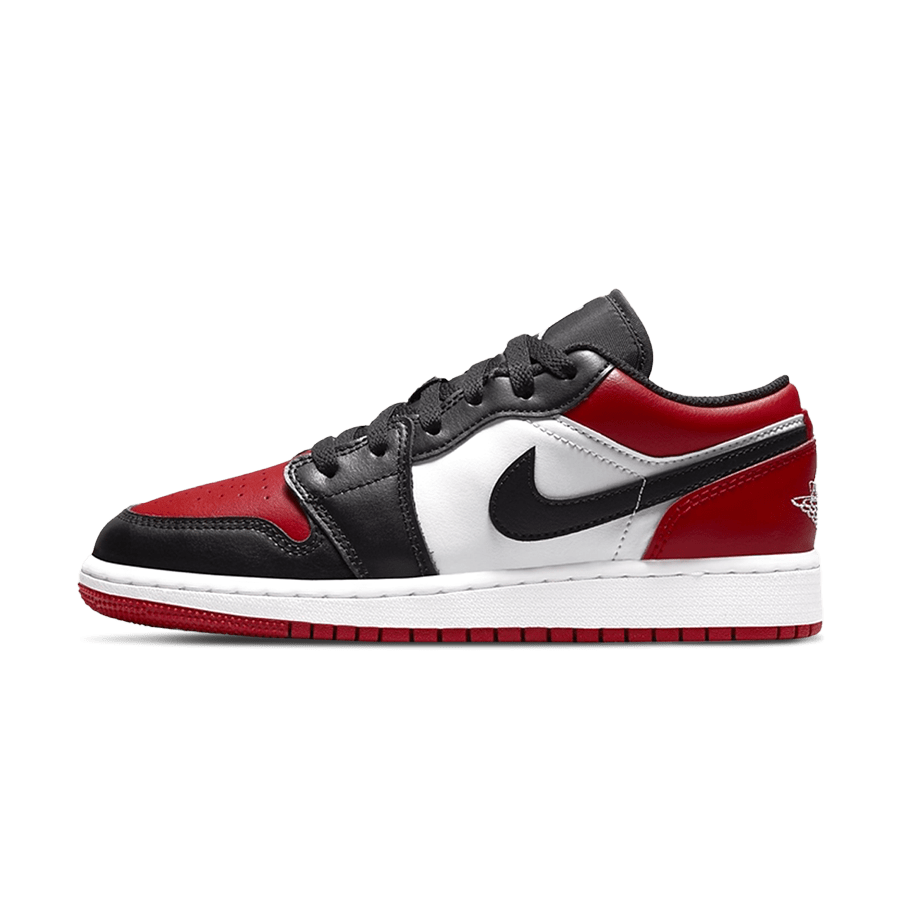 Air Jordan 1 Low GS 'Bred Toe'- Streetwear Fashion - ellesey.com