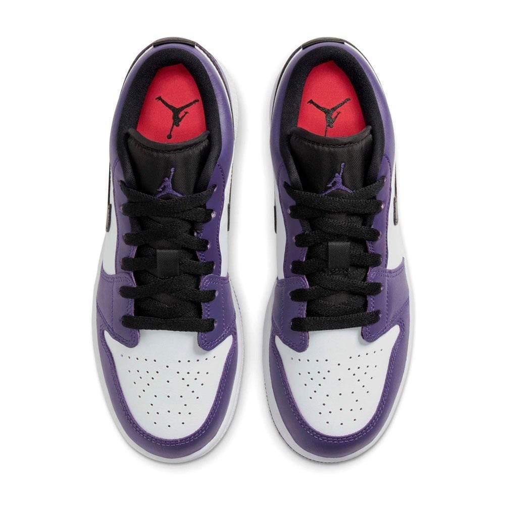 Air Jordan 1 Low GS "Court Purple White"- Streetwear Fashion - ellesey.com