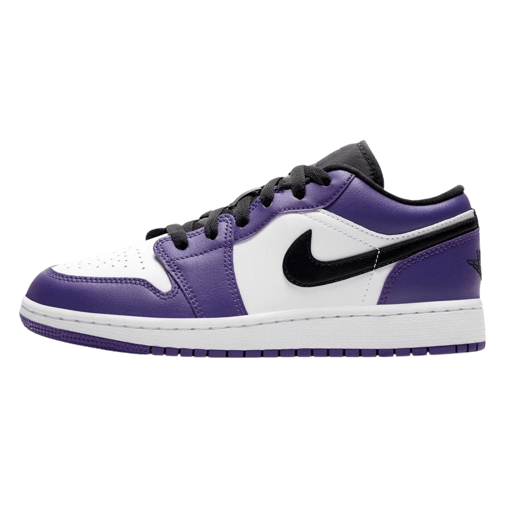 Air Jordan 1 Low GS "Court Purple White"- Streetwear Fashion - ellesey.com