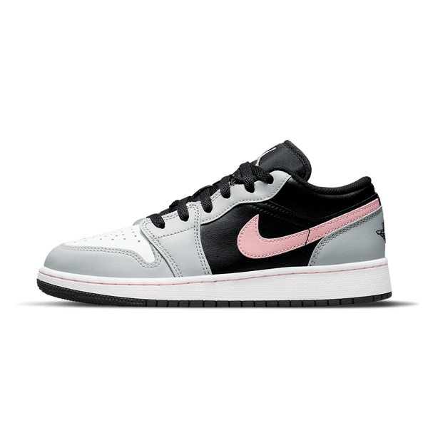 Air Jordan 1 Low GS 'Grey Fog Bleached Coral'- Streetwear Fashion - ellesey.com