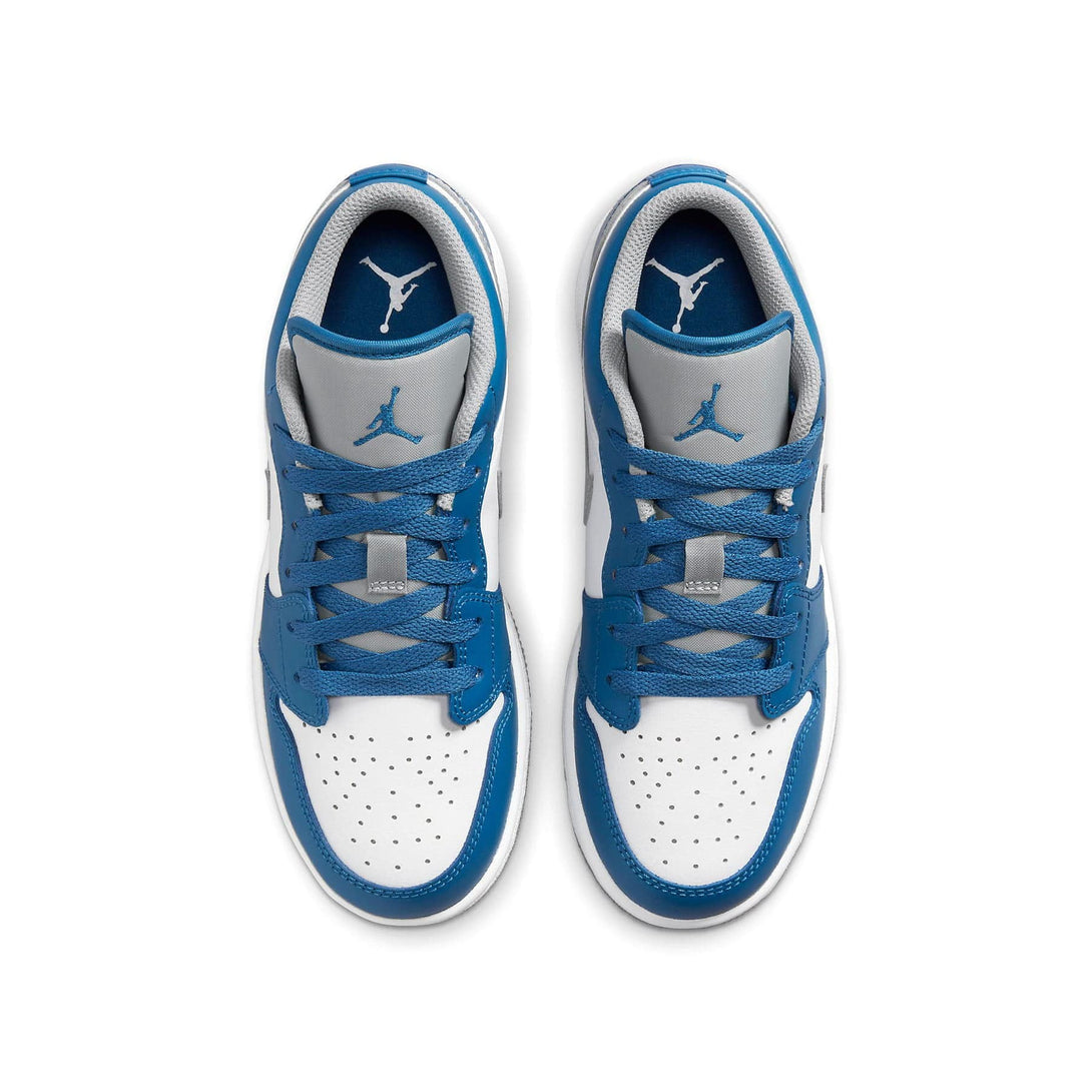 Air Jordan 1 Low GS 'Ice Blue'- Streetwear Fashion - ellesey.com