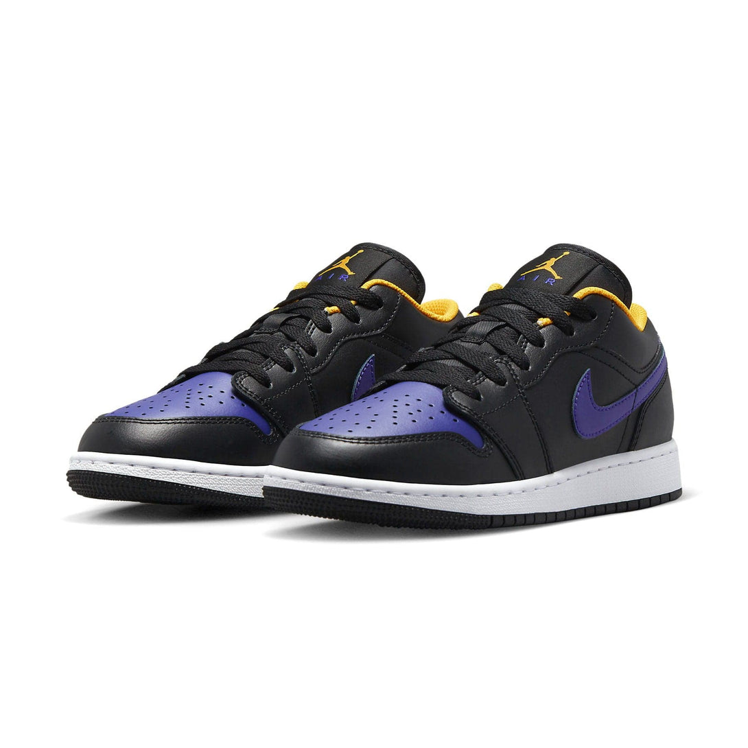 Air Jordan 1 Low GS 'Lakers'- Streetwear Fashion - ellesey.com