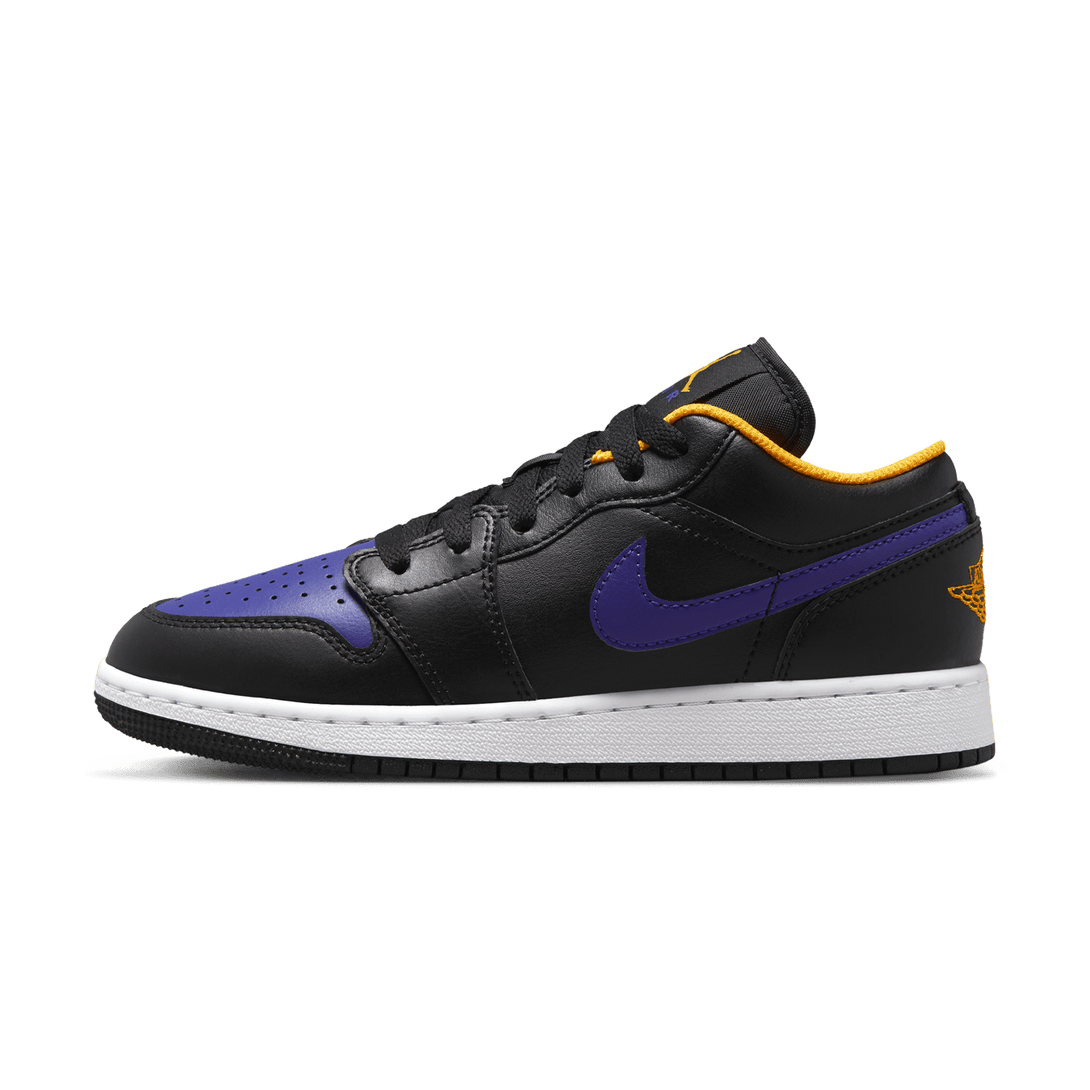 Air Jordan 1 Low GS 'Lakers'- Streetwear Fashion - ellesey.com