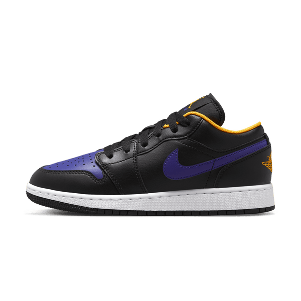 Air Jordan 1 Low GS 'Lakers'- Streetwear Fashion - ellesey.com