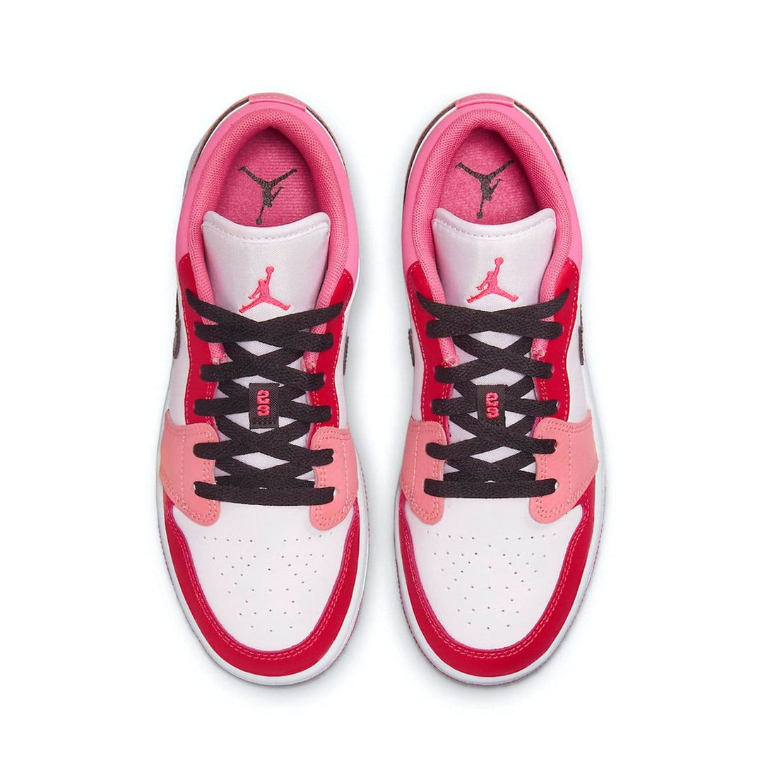 Air Jordan 1 Low GS 'Pink Black'- Streetwear Fashion - ellesey.com