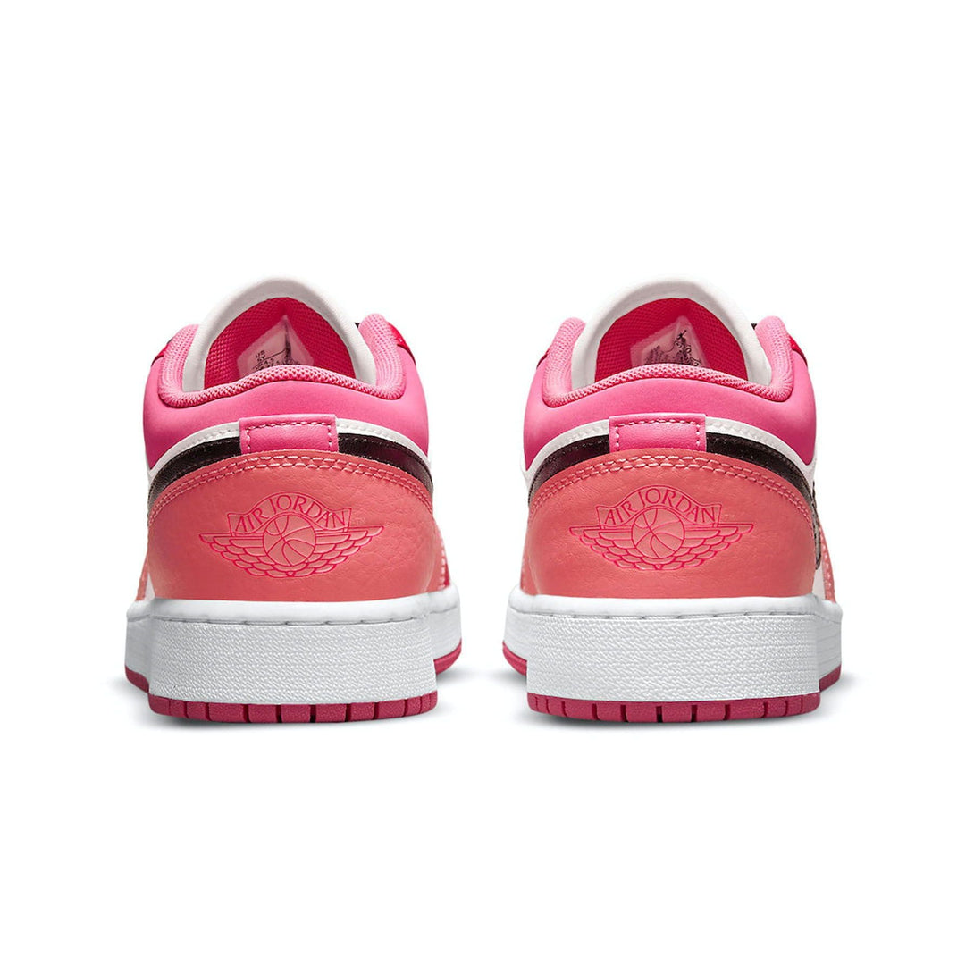 Air Jordan 1 Low GS 'Pink Black'- Streetwear Fashion - ellesey.com