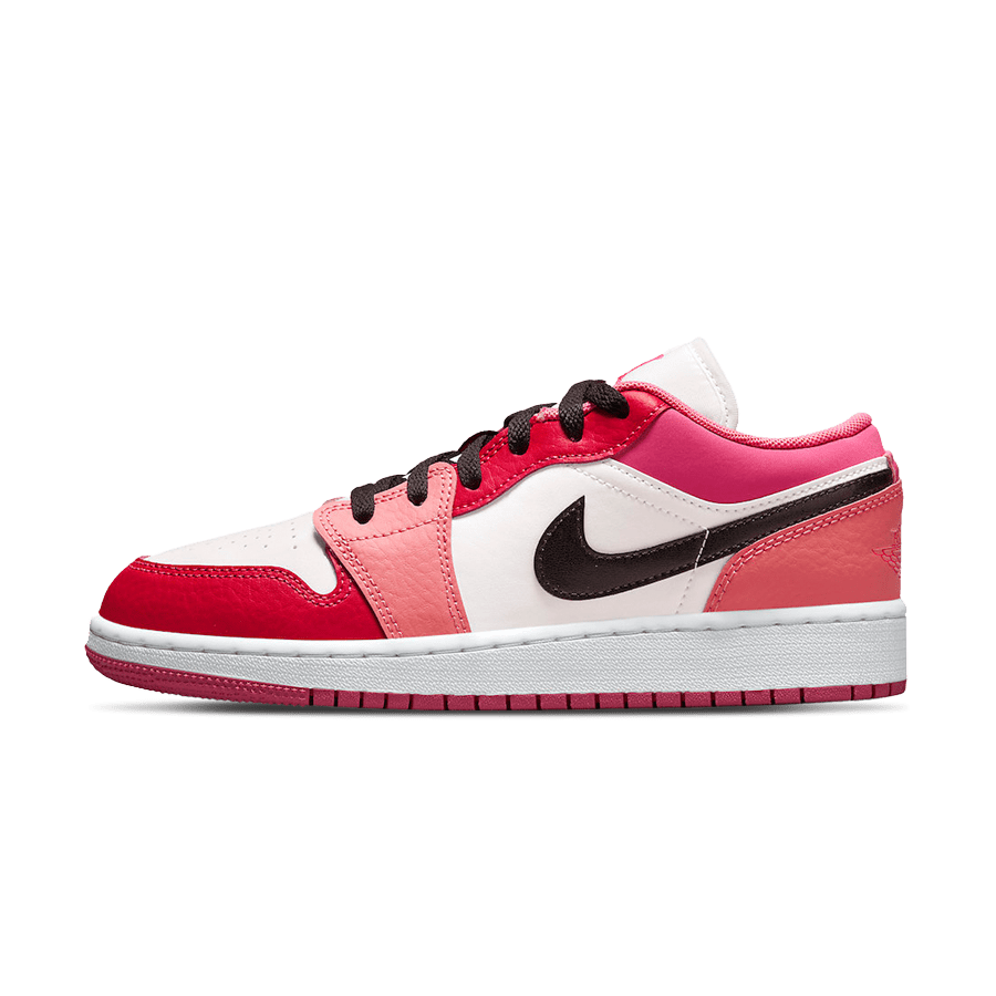 Air Jordan 1 Low GS 'Pink Black'- Streetwear Fashion - ellesey.com