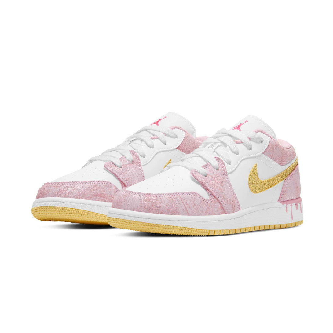 Air Jordan 1 Low GS 'Strawberry Ice Cream'- Streetwear Fashion - ellesey.com