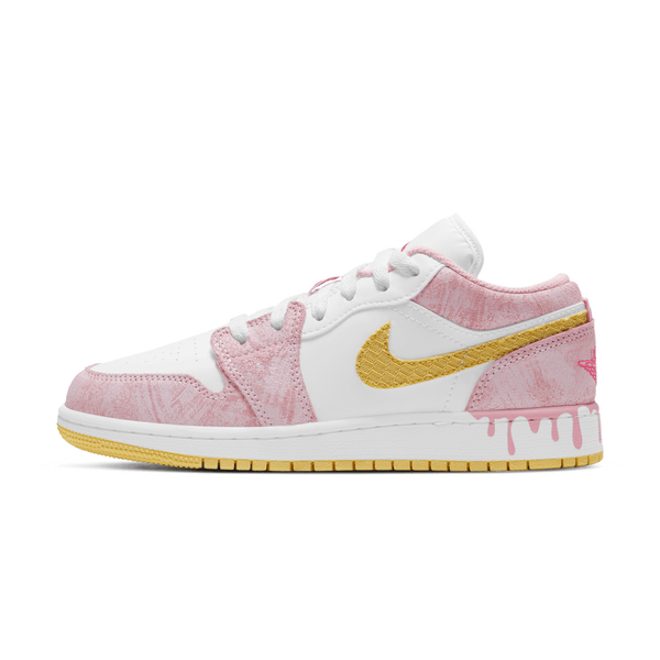 Air Jordan 1 Low GS 'Strawberry Ice Cream'- Streetwear Fashion - ellesey.com