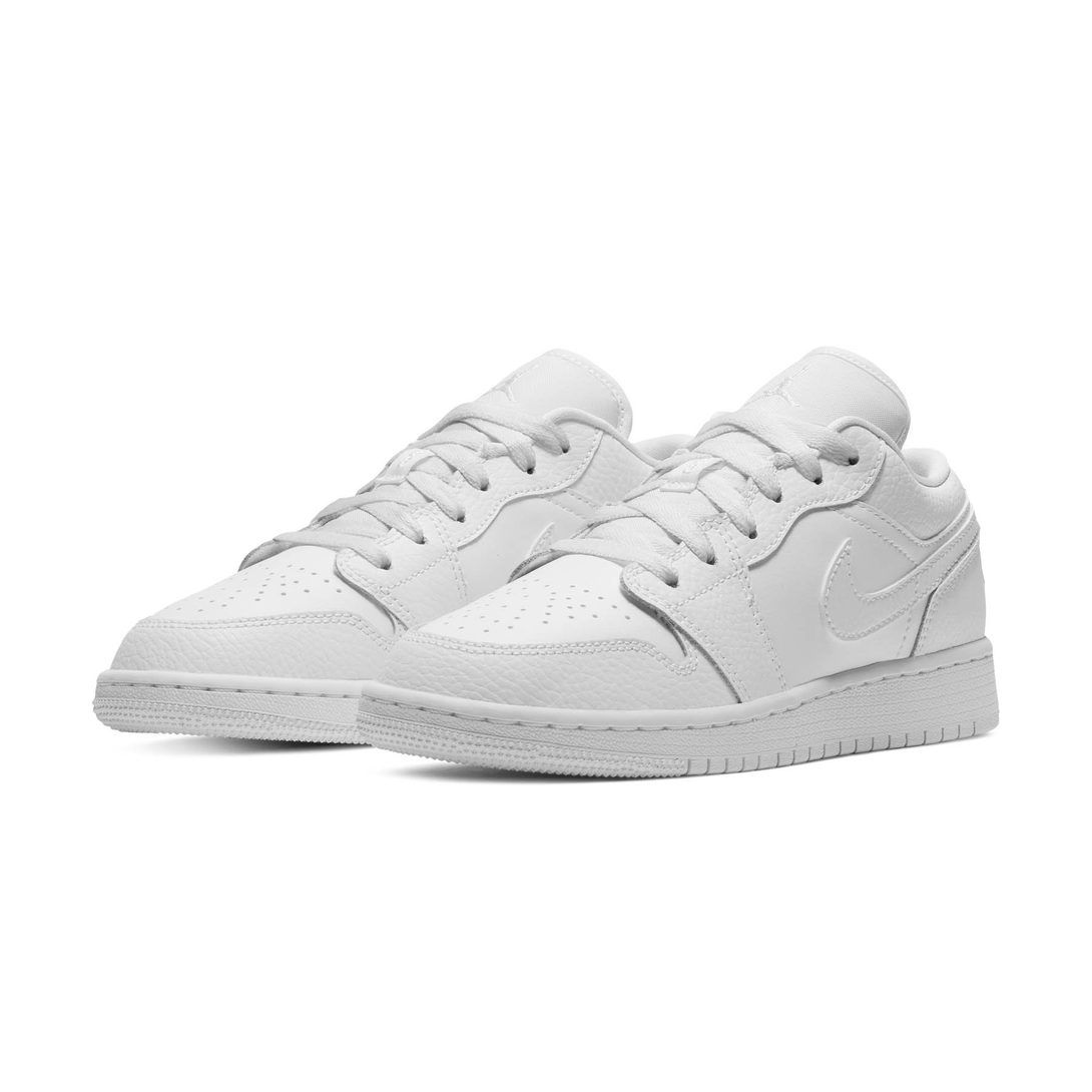 Air Jordan 1 Low GS 'Triple White'- Streetwear Fashion - ellesey.com