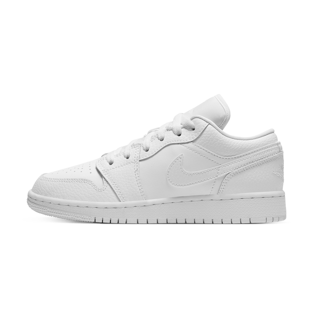 Air Jordan 1 Low GS 'Triple White'- Streetwear Fashion - ellesey.com