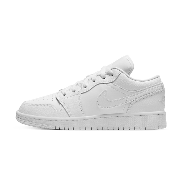 Air Jordan 1 Low GS 'Triple White'- Streetwear Fashion - ellesey.com