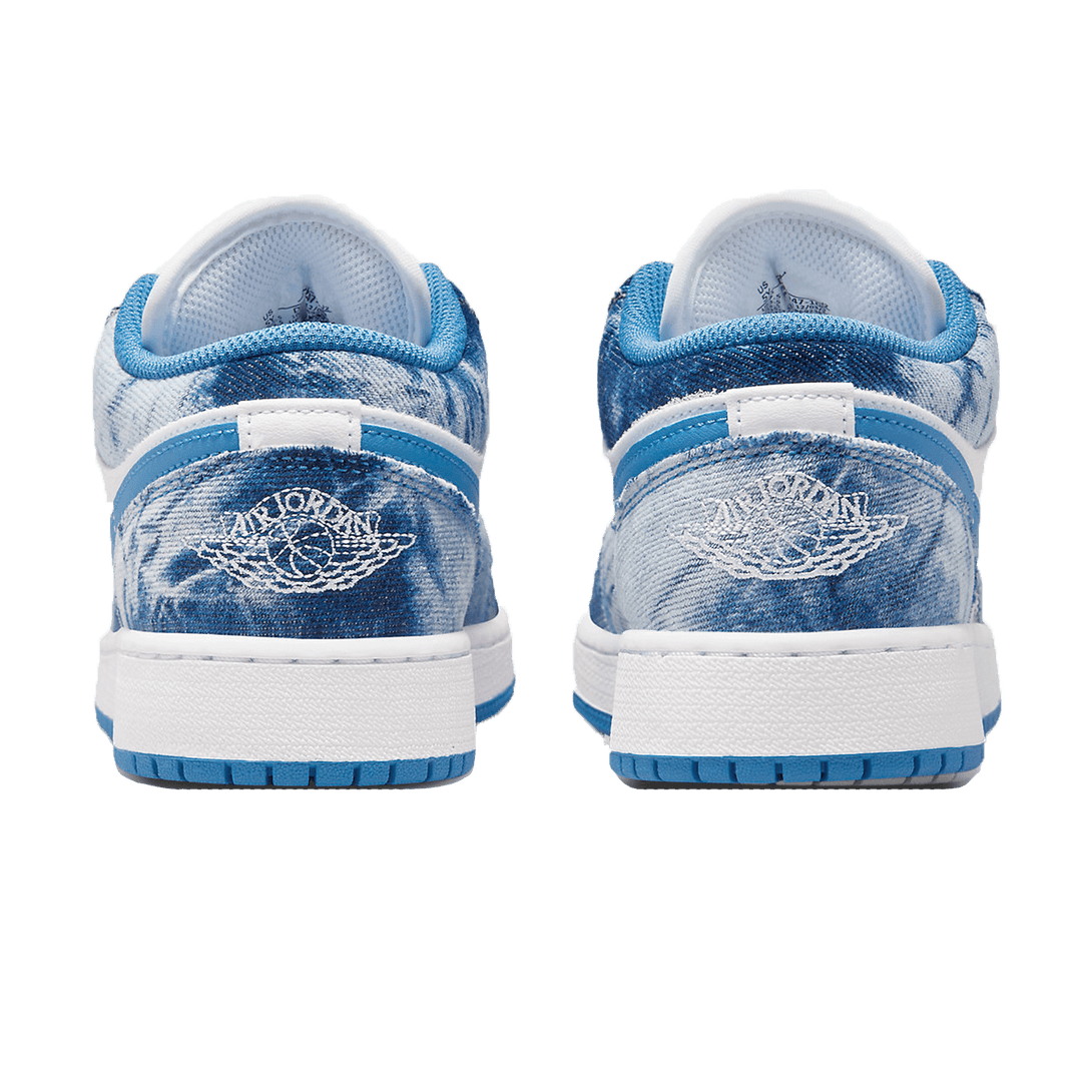 Air Jordan 1 Low GS 'Washed Denim'- Streetwear Fashion - ellesey.com