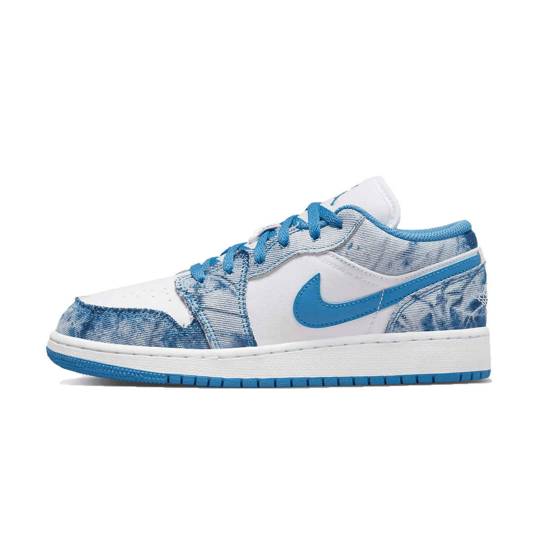 Air Jordan 1 Low GS 'Washed Denim'- Streetwear Fashion - ellesey.com