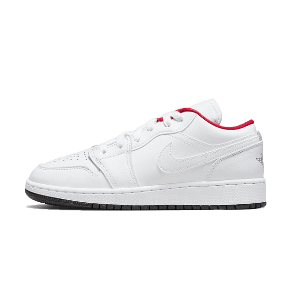 Air Jordan 1 Low GS White Black Infrared- Streetwear Fashion - ellesey.com