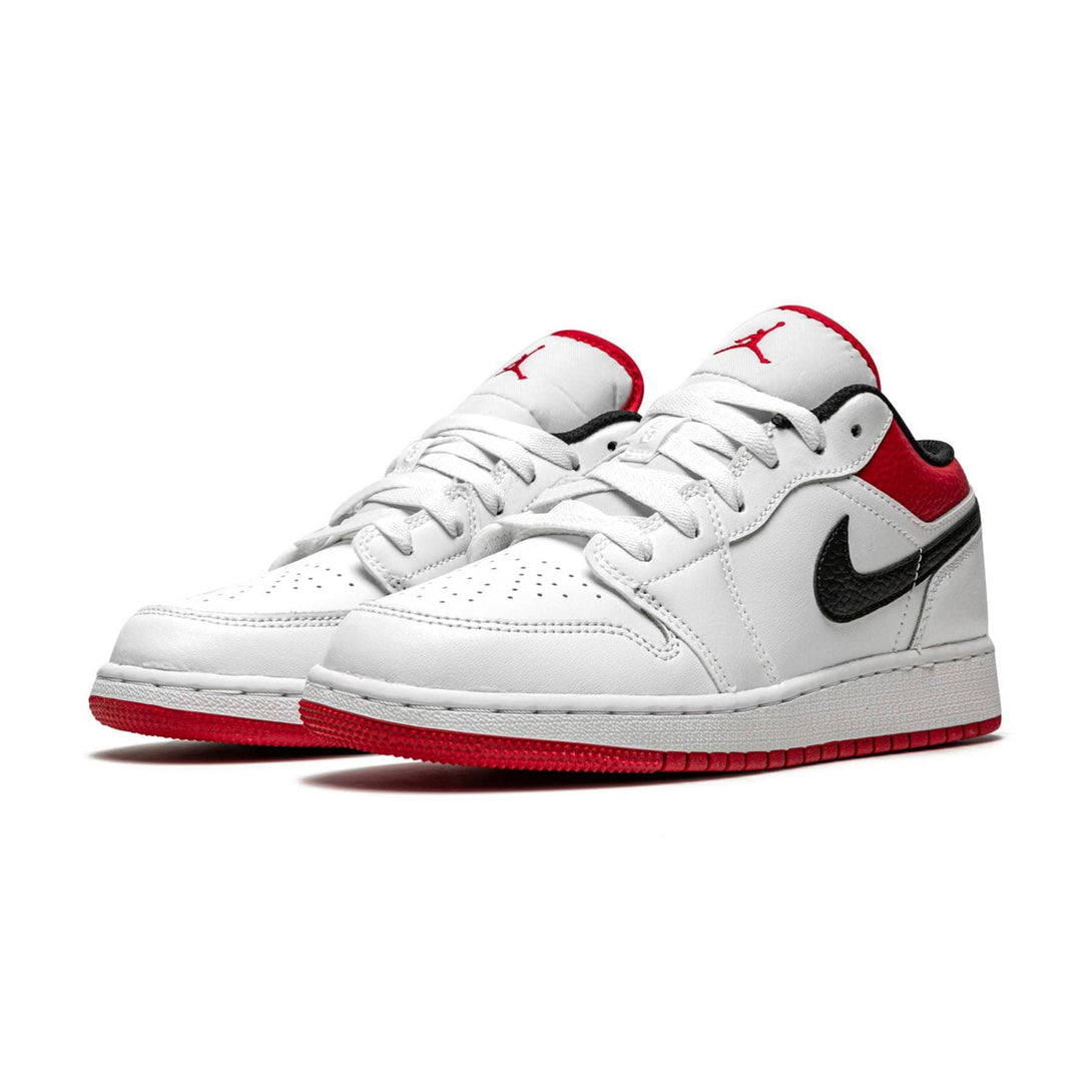 Air Jordan 1 Low GS 'White Gym Red'- Streetwear Fashion - ellesey.com