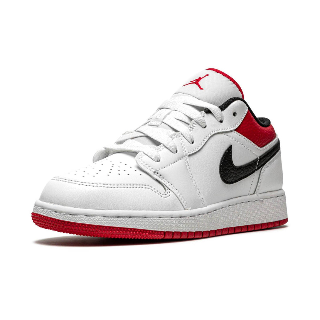 Air Jordan 1 Low GS 'White Gym Red'- Streetwear Fashion - ellesey.com