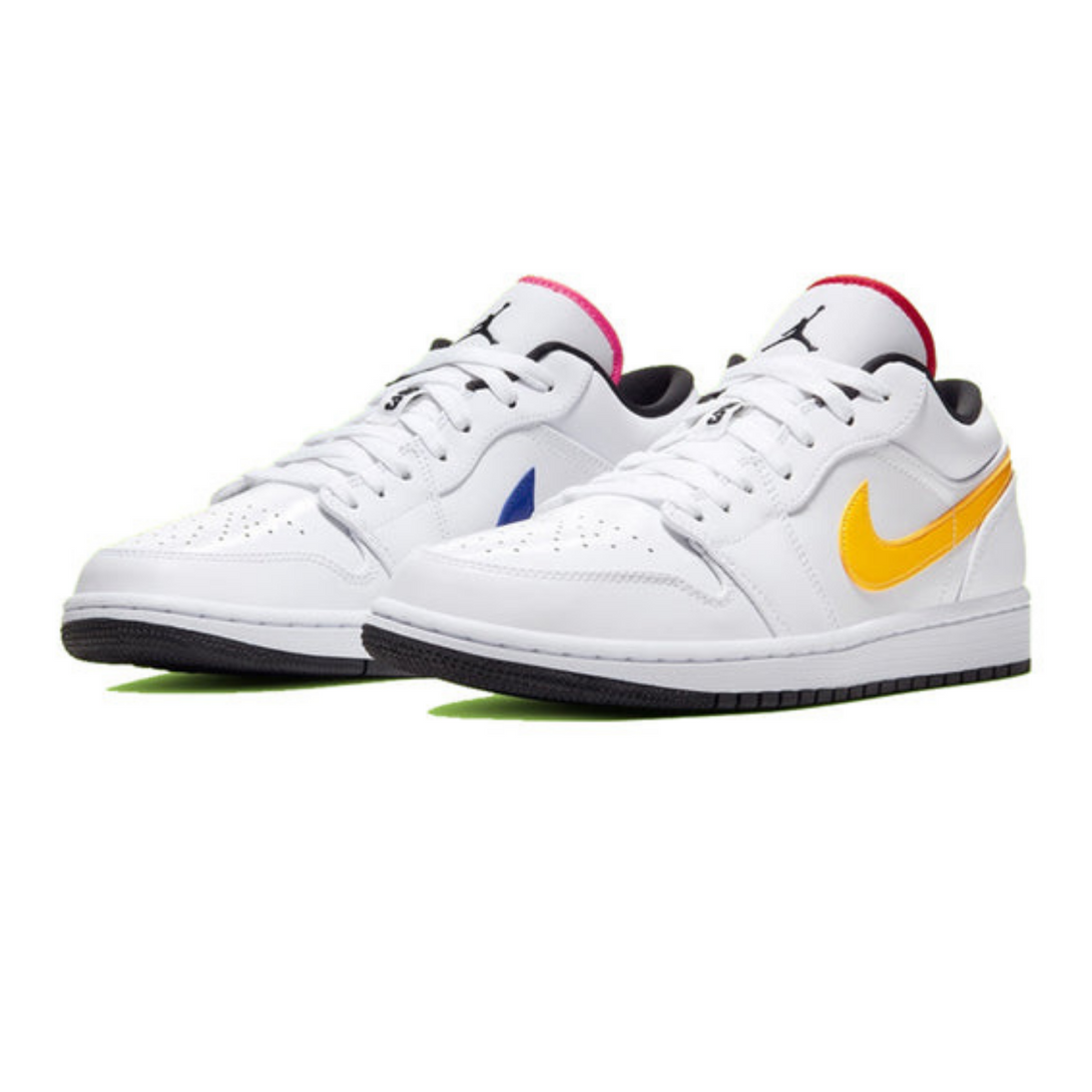 Air Jordan 1 Low 'Multi-Color Swoosh'- Streetwear Fashion - ellesey.com