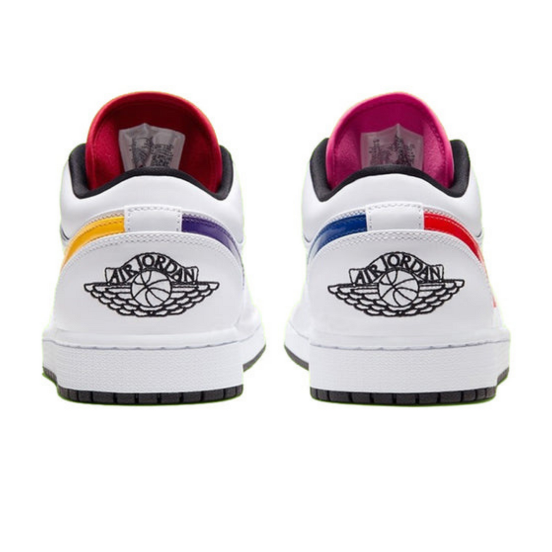 Air Jordan 1 Low 'Multi-Color Swoosh'- Streetwear Fashion - ellesey.com