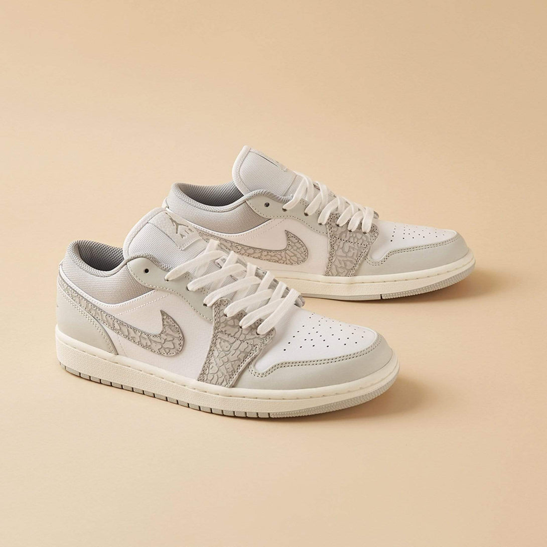 Air Jordan 1 Low Premium 'Elephant Print'- Streetwear Fashion - ellesey.com