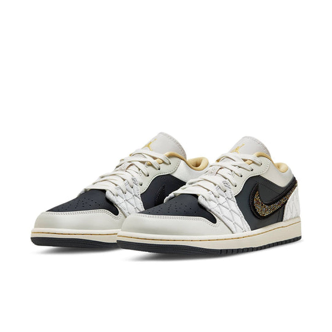 Air Jordan 1 Low SE 'Beaded Swoosh'- Streetwear Fashion - ellesey.com