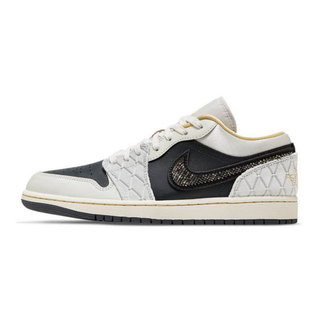 Air Jordan 1 Low SE 'Beaded Swoosh'- Streetwear Fashion - ellesey.com