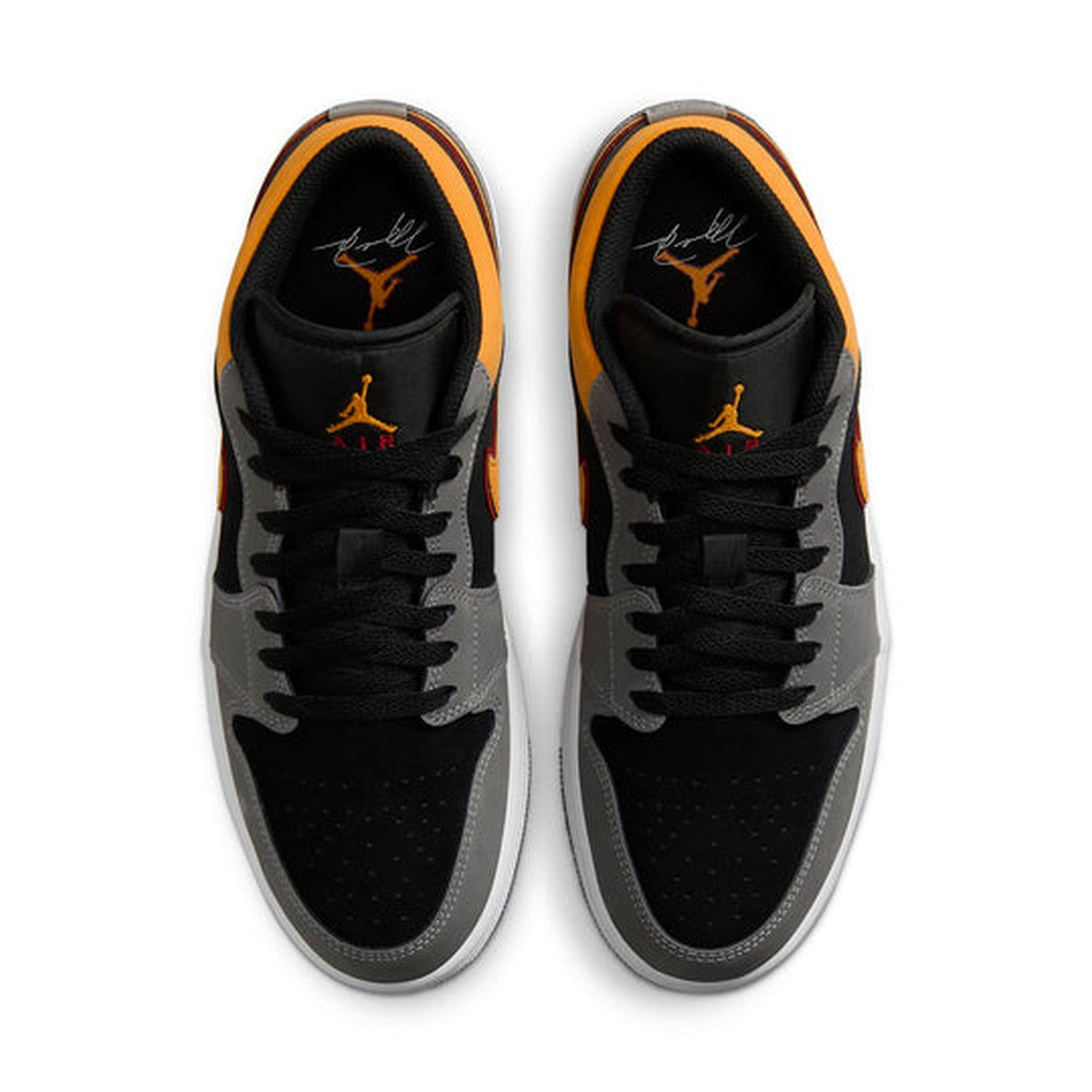 Air Jordan 1 Low SE 'Black Graphite Vivid Orange'- Streetwear Fashion - ellesey.com