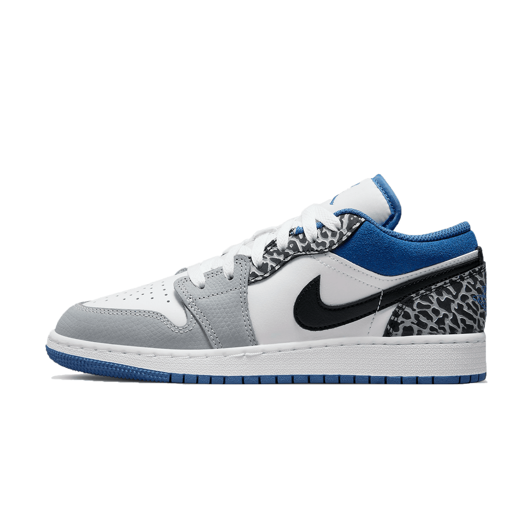 Air Jordan 1 Low SE GS 'True Blue'- Streetwear Fashion - ellesey.com