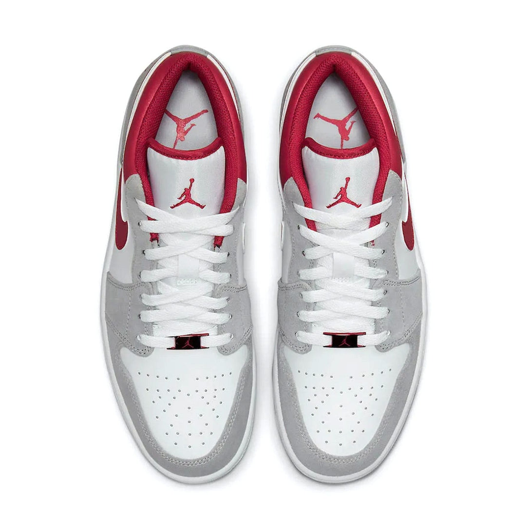 Air Jordan 1 Low SE 'Light Smoke Grey Gym Red'- Streetwear Fashion - ellesey.com