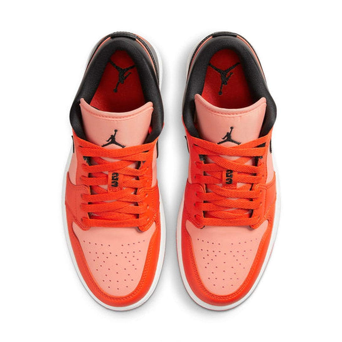 Air Jordan 1 Low SE 'Rush Orange Black- Streetwear Fashion - ellesey.com