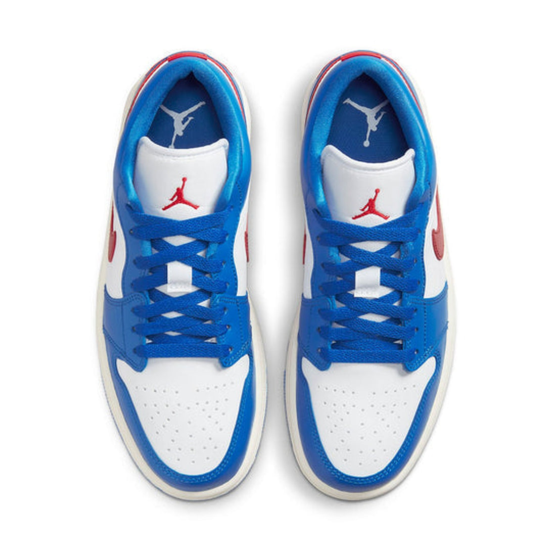 Air Jordan 1 Low 'Sport Blue Gym Red' Wmns- Streetwear Fashion - ellesey.com