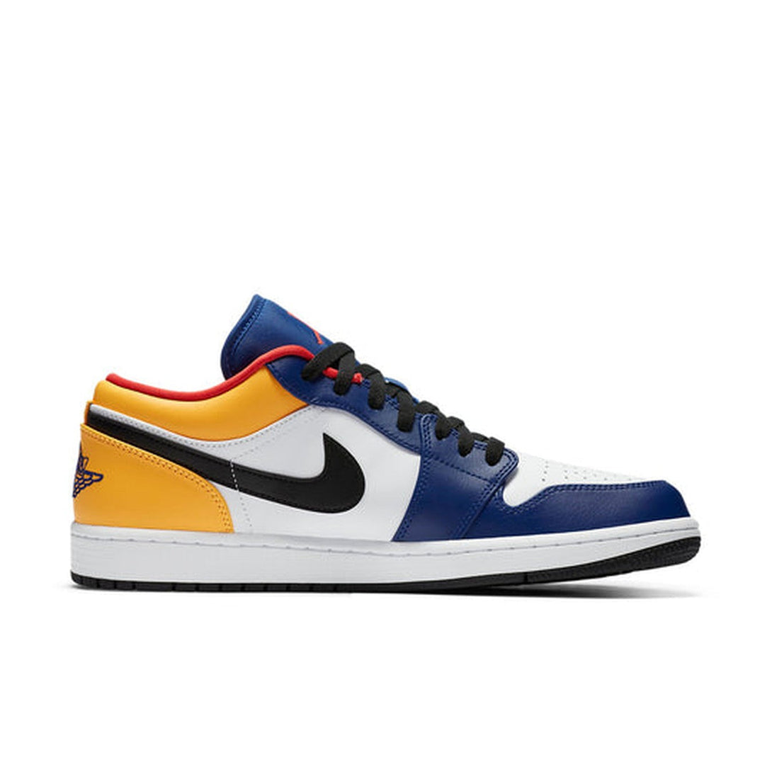 Air Jordan 1 Low 'White Deep Royal Blue'- Streetwear Fashion - ellesey.com