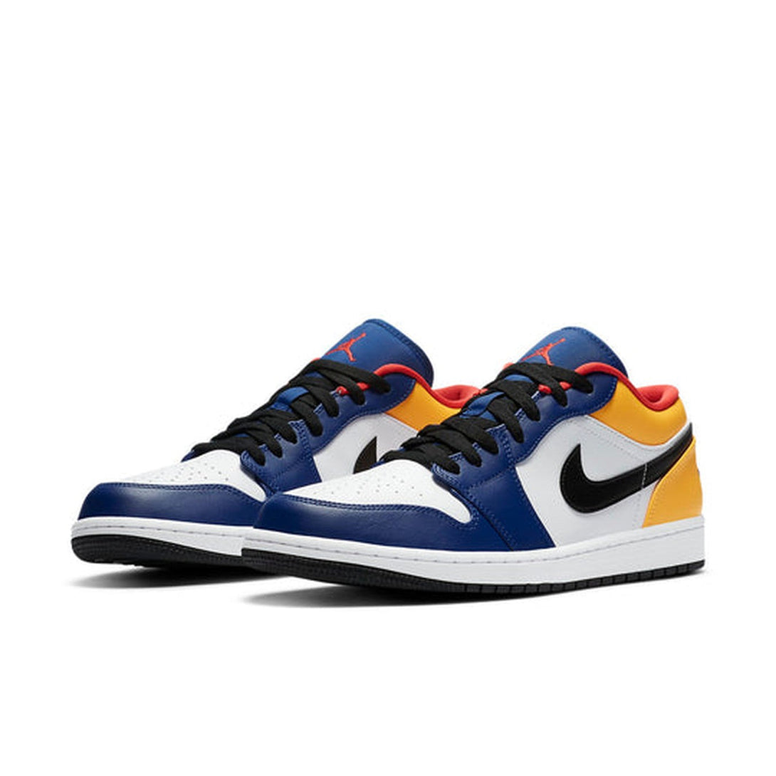 Air Jordan 1 Low 'White Deep Royal Blue'- Streetwear Fashion - ellesey.com