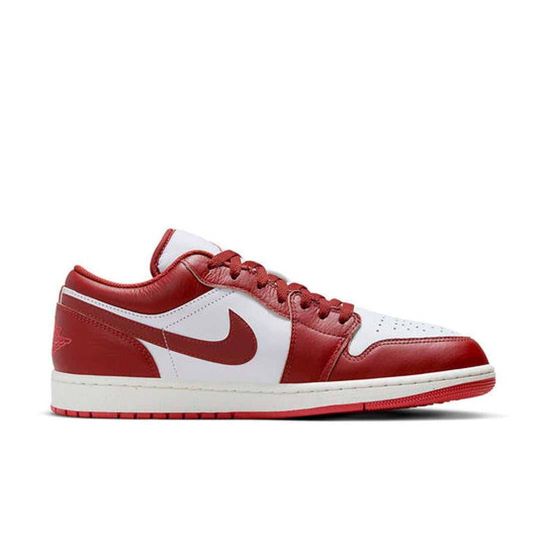 Air Jordan 1 Low 'White Dune Red'- Streetwear Fashion - ellesey.com