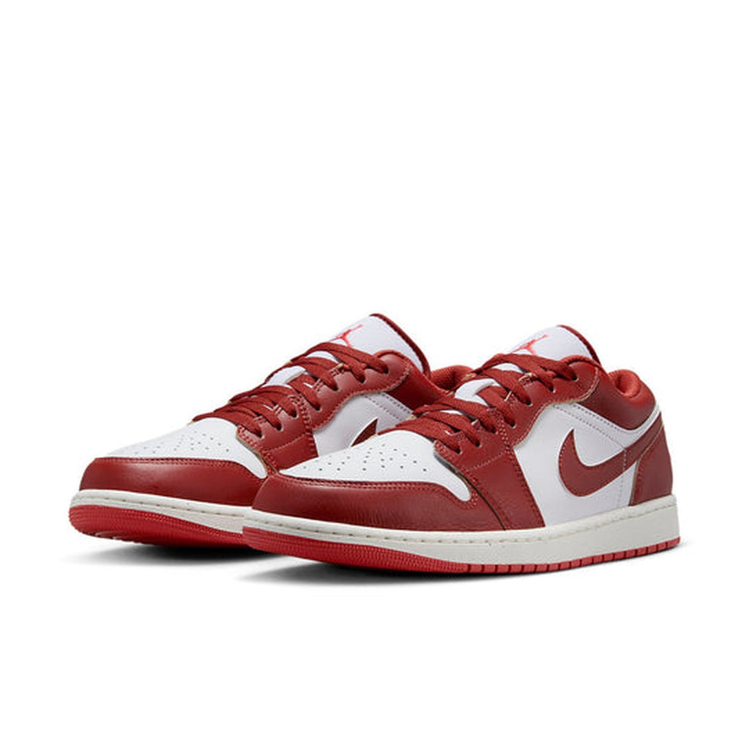 Air Jordan 1 Low 'White Dune Red'- Streetwear Fashion - ellesey.com