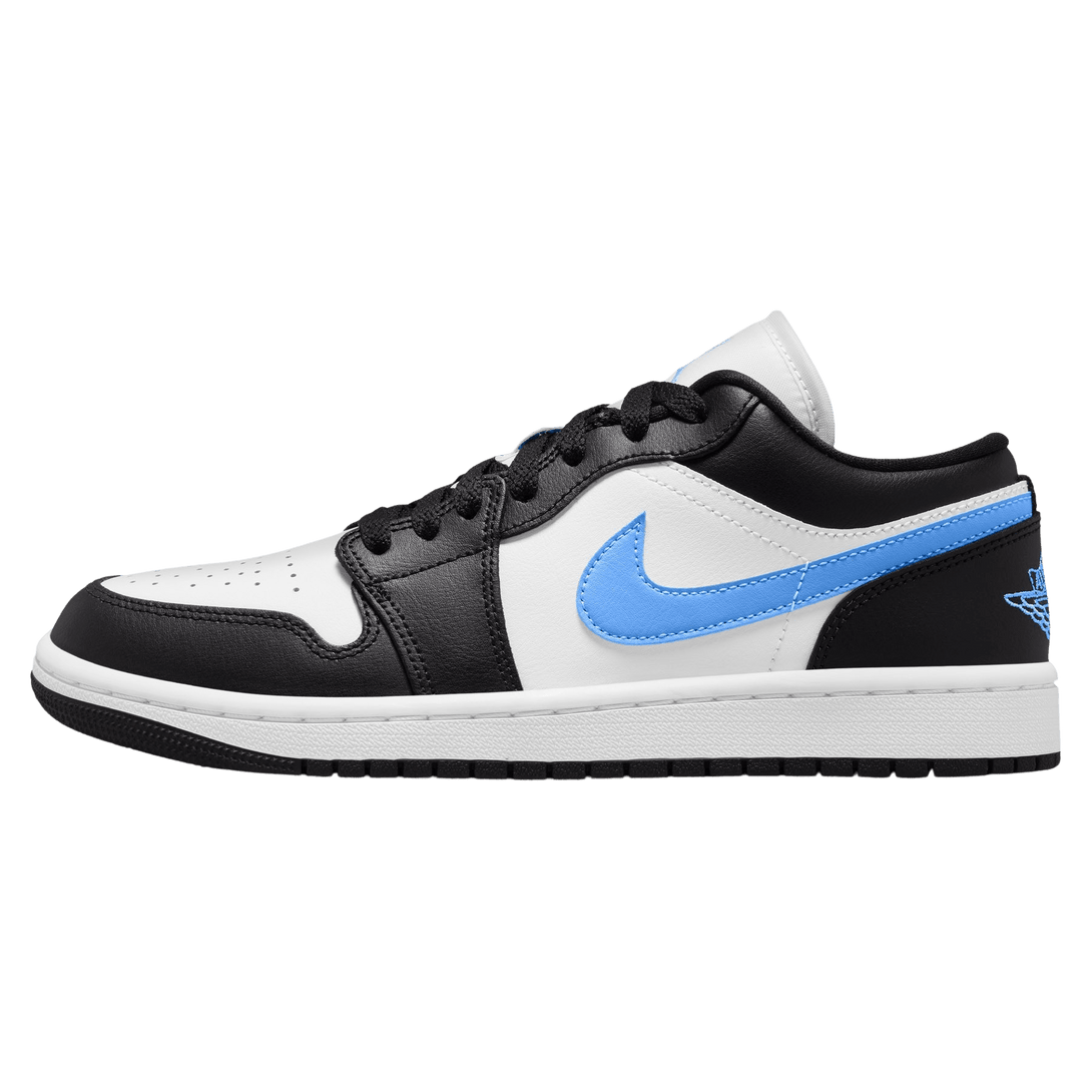 Air Jordan 1 Low Wmns 'Black University Blue'- Streetwear Fashion - ellesey.com